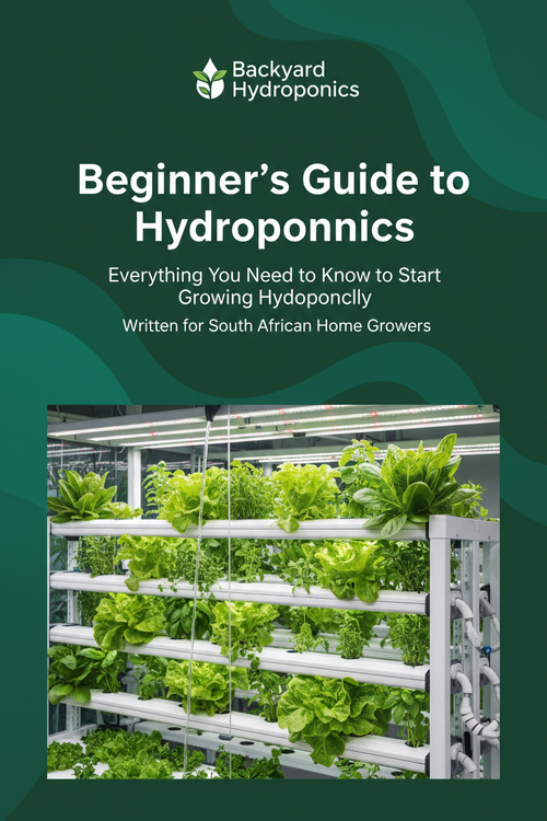 Beginner's Guide to Hydroponics E-Book Cover — Backyard Hydroponics